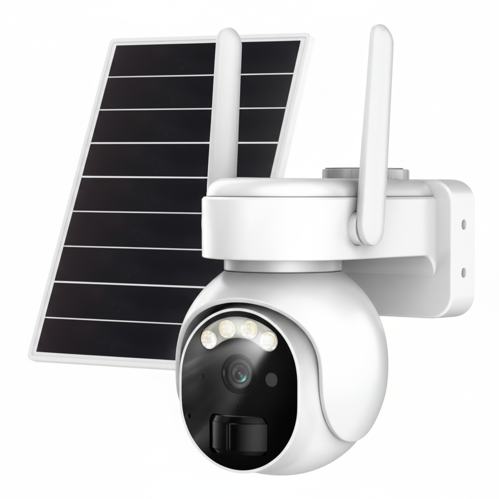 4G LTE Security Cameras Wireless Outdoor 2K Solar Cellular Security Camera No Wifi