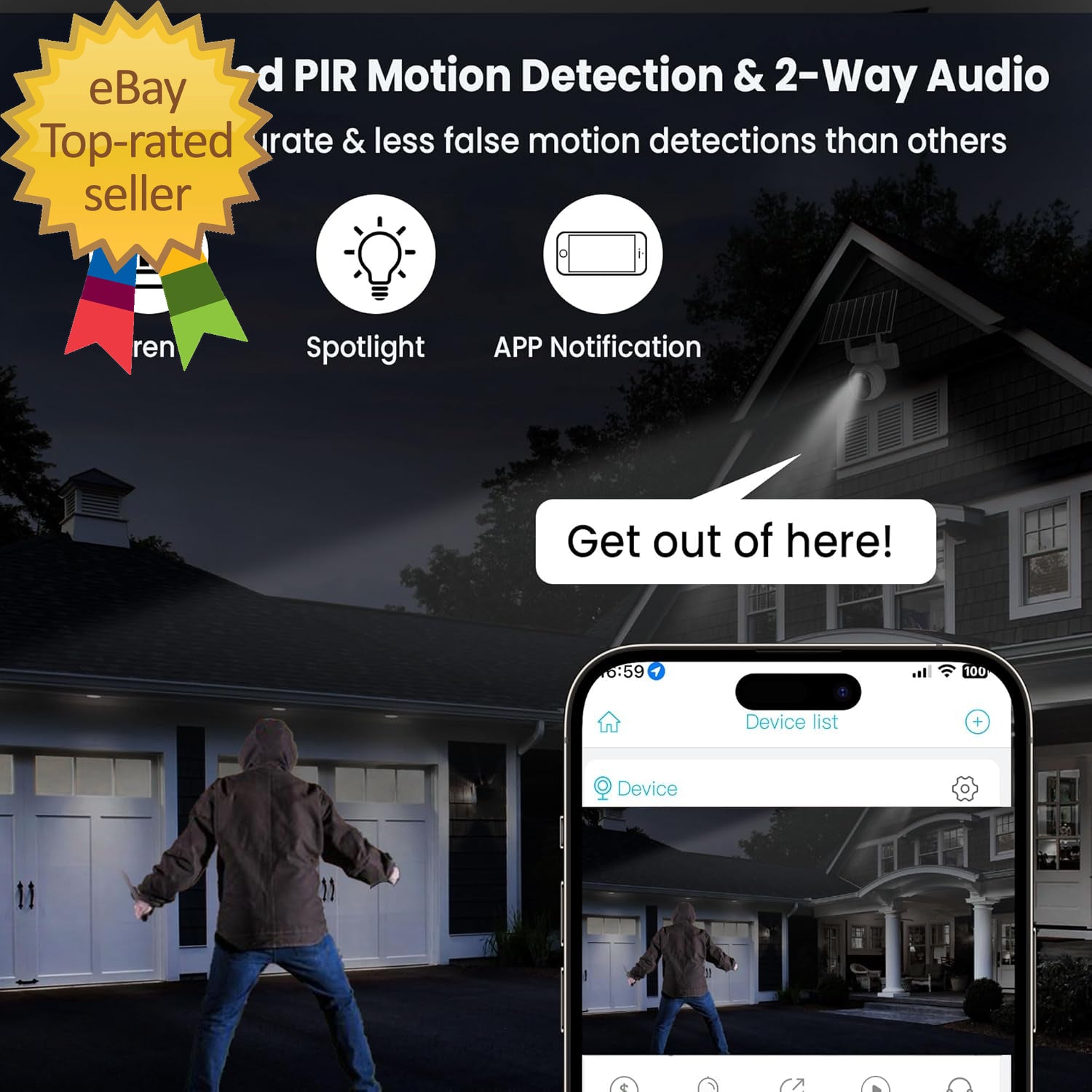 4G LTE Security Cameras Wireless Outdoor 2K Solar Cellular Security Camera No Wi