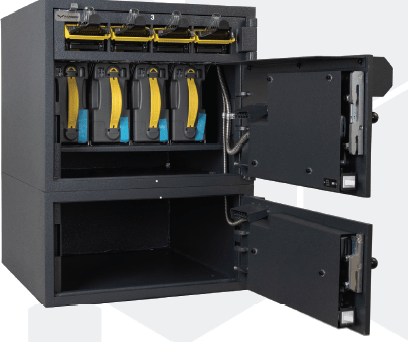 AMSEC BR3123 CashWizard™ Smart Safe (Four Bunch Note Validators)