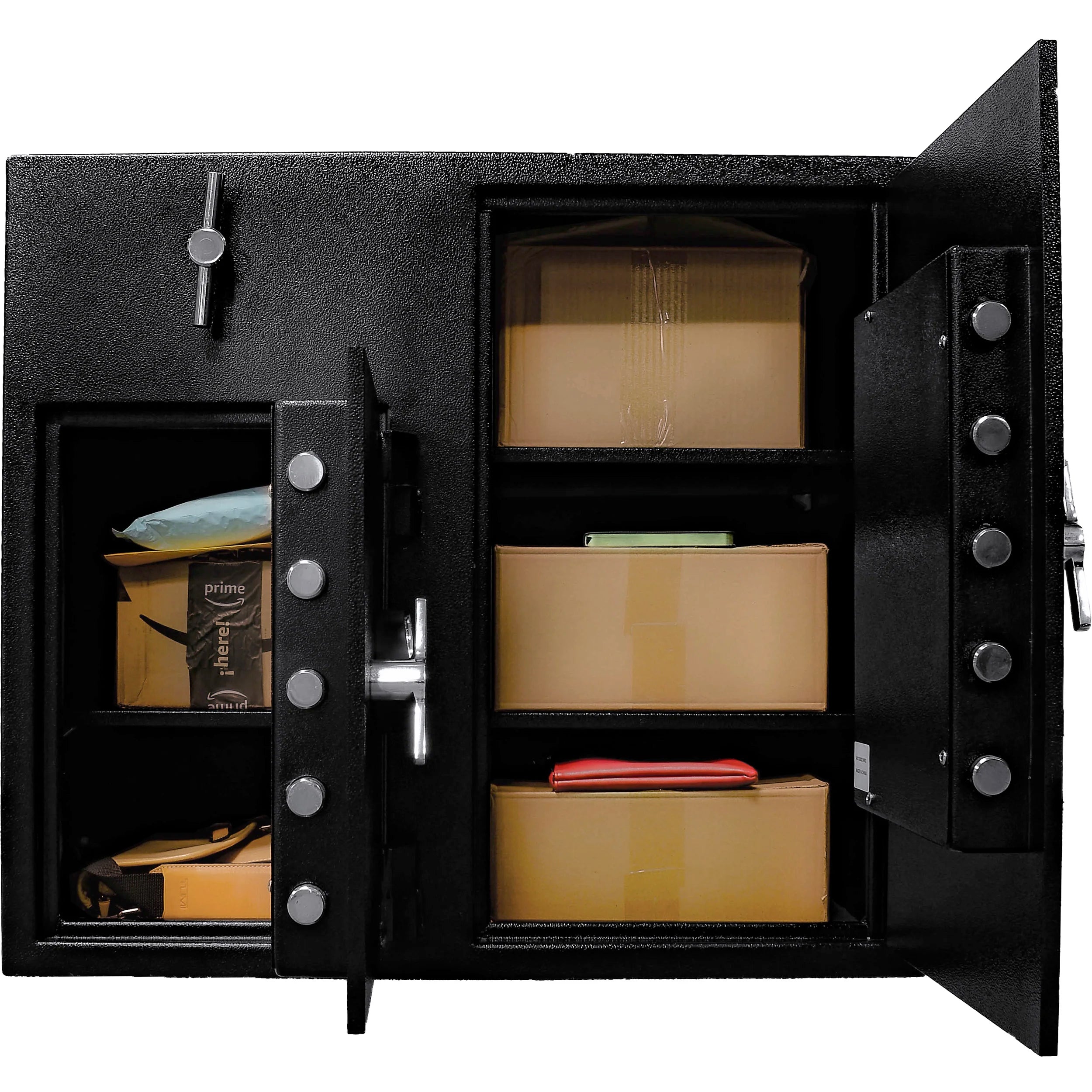 Barska 2.58 / 4.68 cu. ft. Dual Compartment Rotary Hopper Keypad Depository Safe