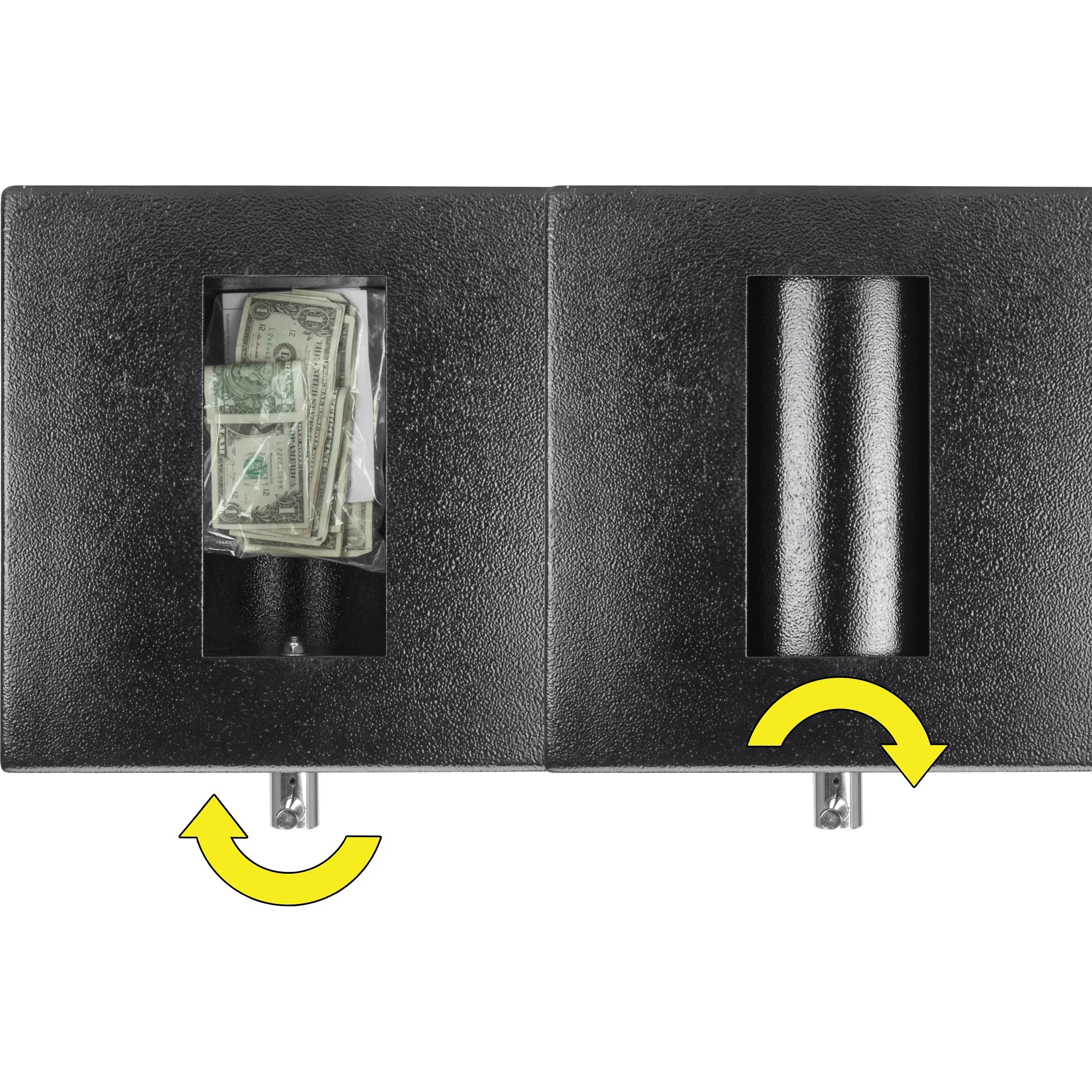 Barska 2.58 / 4.68 cu. ft. Dual Compartment Rotary Hopper Keypad Depository Safe