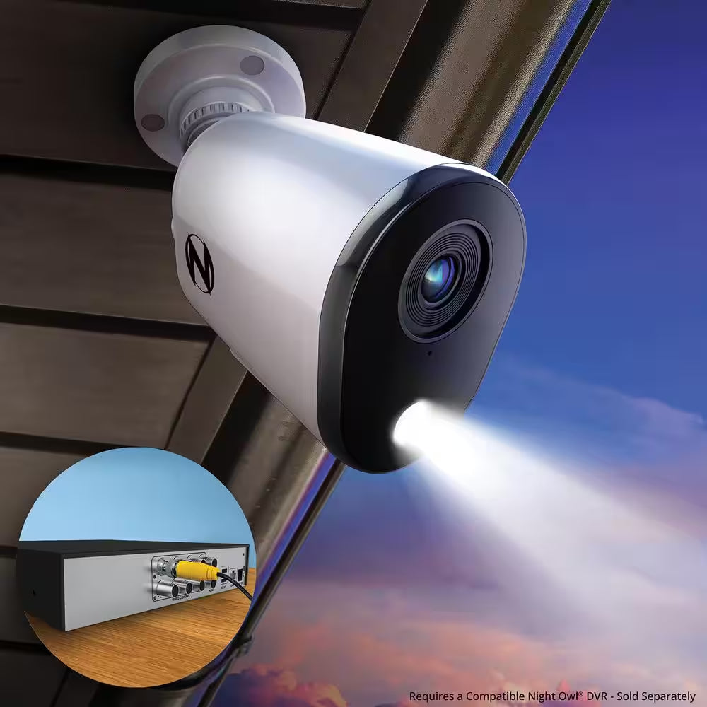 4K Wired Indoor/Outdoor Spotlight Security Cameras with 2-Way Audio (4-Pack)