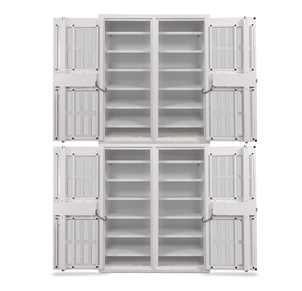 AMSEC NARCO8336 Four-Door Narcotics Pharmacy Safe (24 Adjustable Shelves)