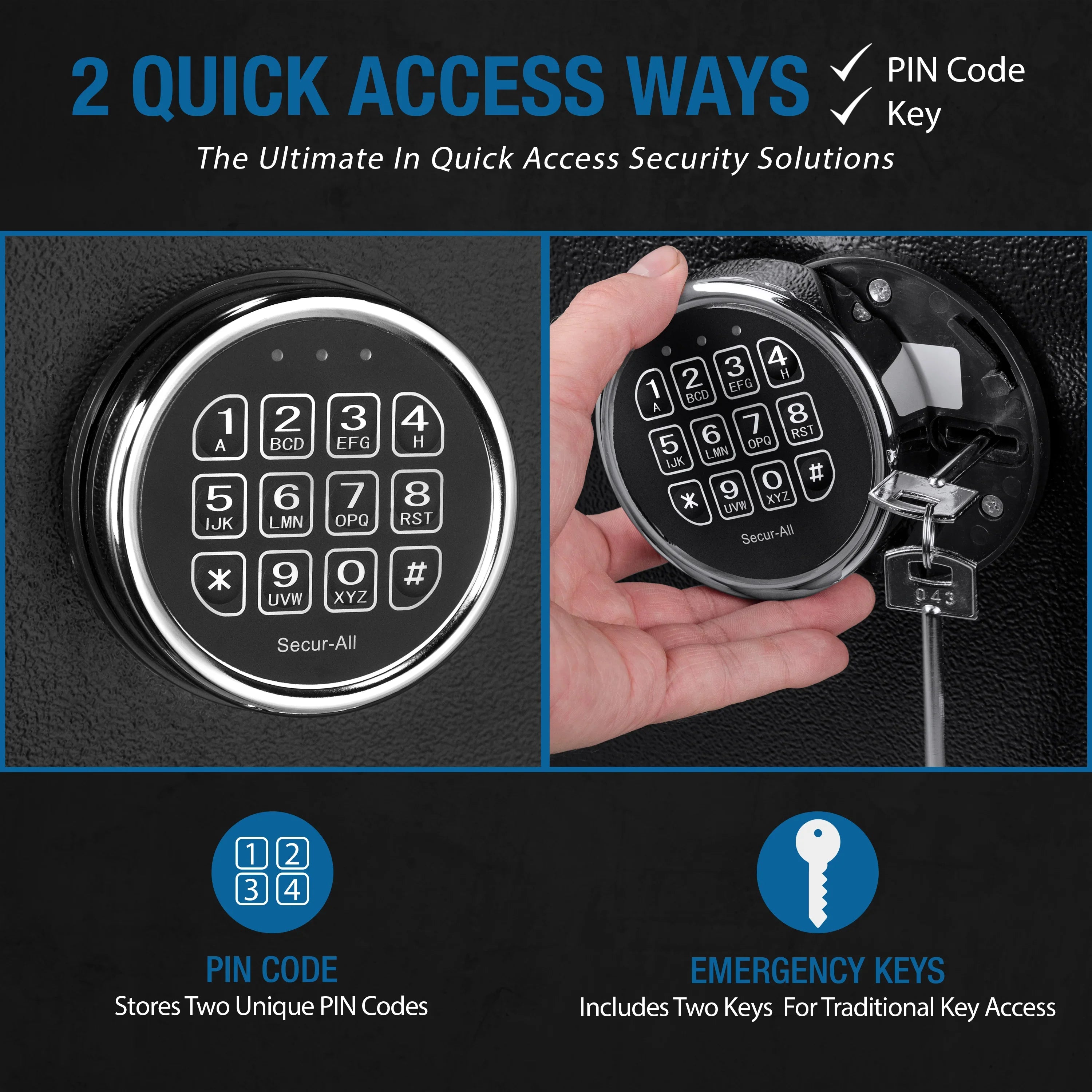 Barska FV1000 FireVault Fireproof Keypad Safe (14-Gun Capacity)