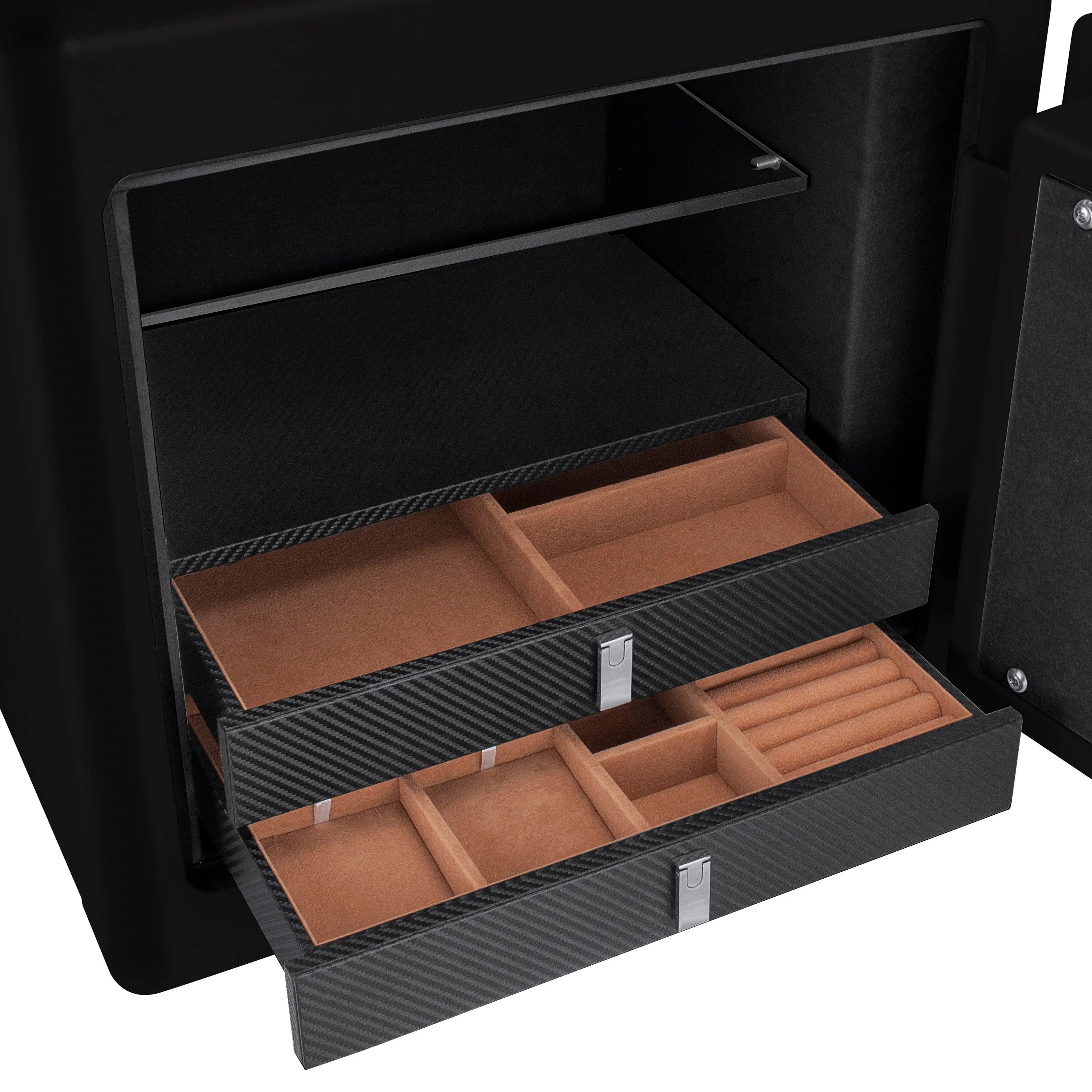 Barska 1.01 cu. ft. Keypad Fireproof Jewelry Safe - Black