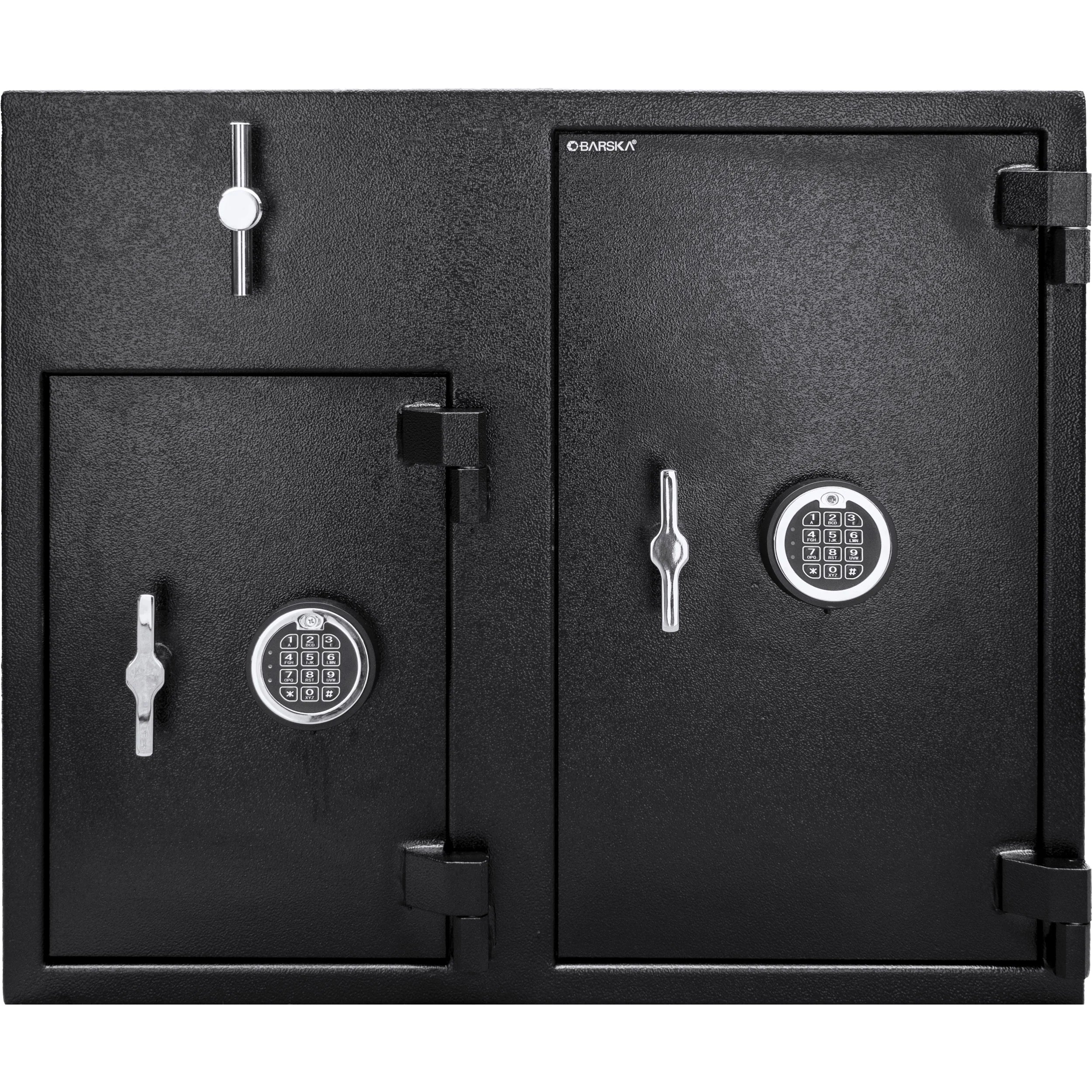 Barska 2.58 / 4.68 cu. ft. Dual Compartment Rotary Hopper Keypad Depository Safe