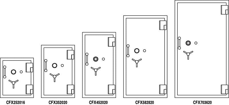 AMSEC CFX452020 AmVaultx6 High-Security Safe (TL-30x6)