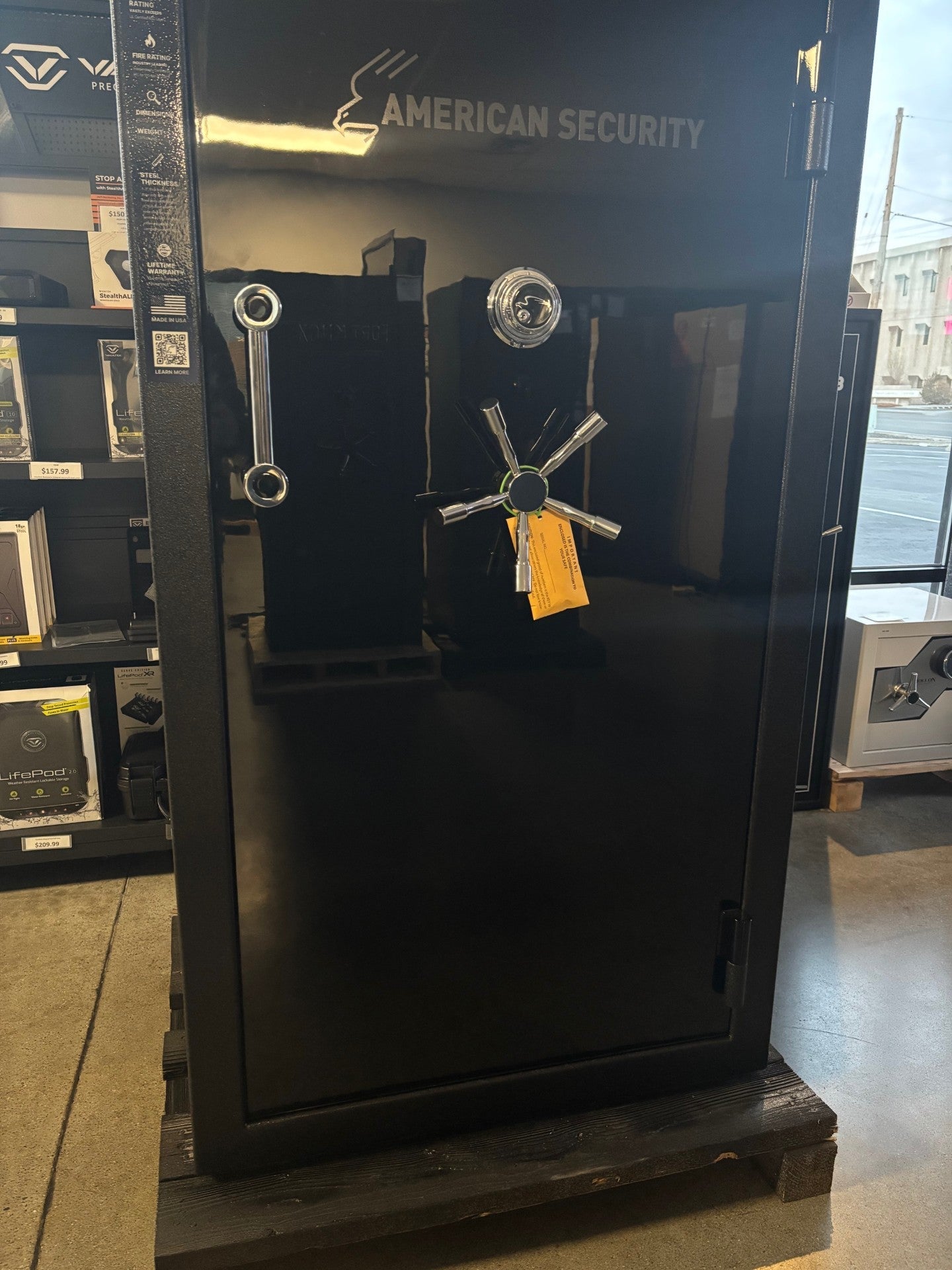 AMSEC BFX6636 Two-Tone High-Security Gun Safe (Black Gloss & Textured)