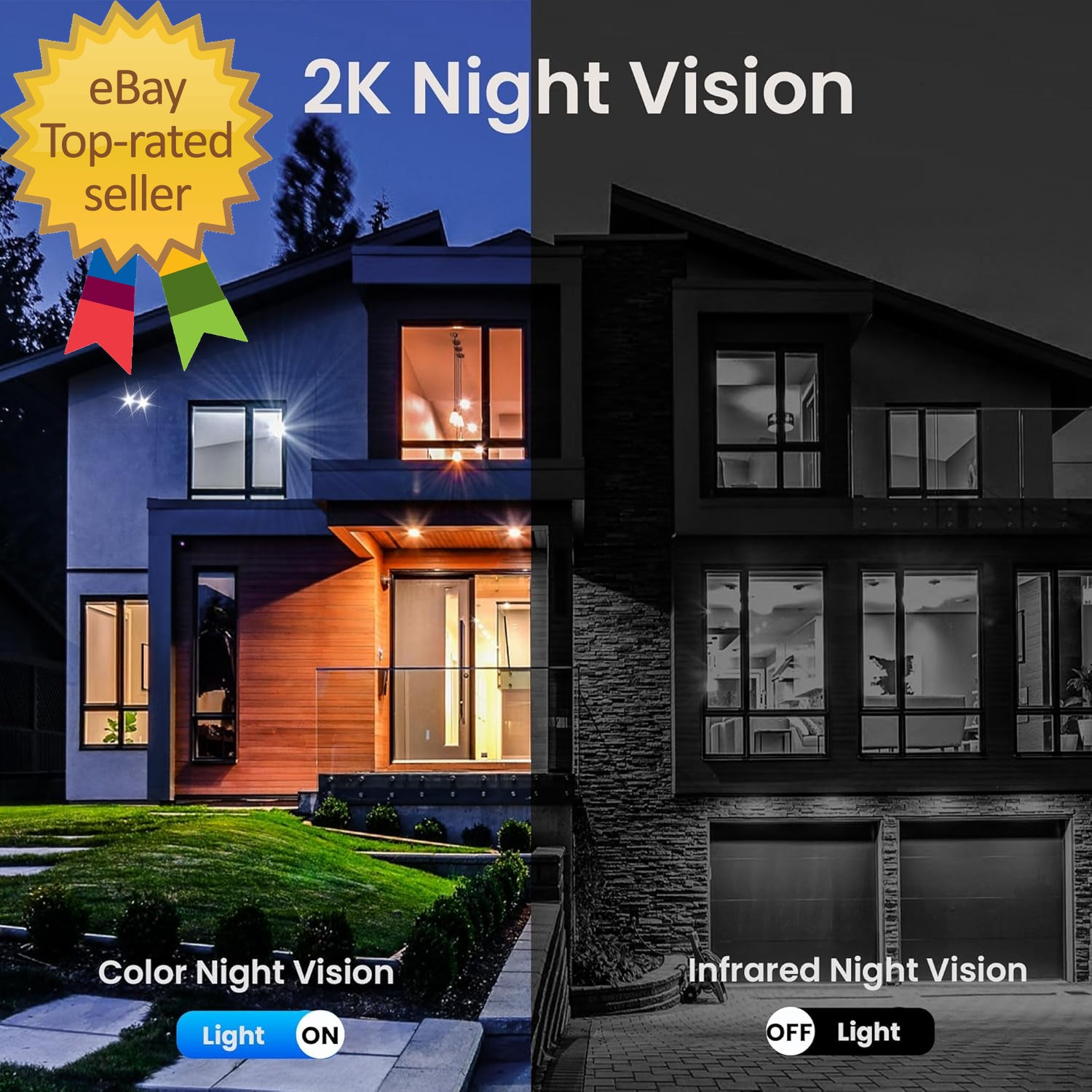 4G LTE Security Cameras Wireless Outdoor 2K Solar Cellular Security Camera No Wi